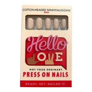 Hello Love Press-On Nails – Cotton-Headed Ninnymuggins